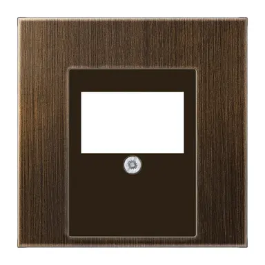 JUNG ME 2969 T AT centraalplaat multimedia LS990 messing antiek