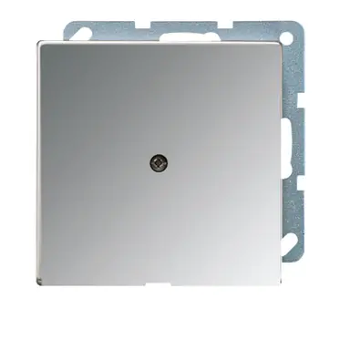 JUNG GCR 2990 A centraalplaat snoer invoer LS990 glanzend chroom