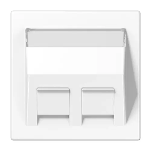 JUNG LS 569-30 BF PL WW centraalplaat voor montage adapter 30 graden LS990 alpine wit