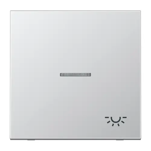 JUNG AL 2990 KO5 L schakelwip met lichtsymbool en controlevenster LS990 aluminium