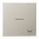 JUNG ES 2990 KO5 L schakelwip met lichtsymbool en controlevenster LS990 edelstaal