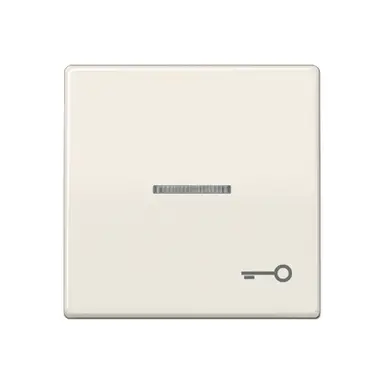 JUNG AS 591 KO5T schakelwip met sleutelsymbool en controlevenster creme