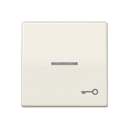 JUNG AS 591 KO5T schakelwip met sleutelsymbool en controlevenster creme