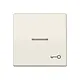 JUNG AS 591 KO5T schakelwip met sleutelsymbool en controlevenster creme