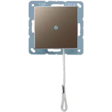 JUNG A 506 BF NUZ MO trekschakelaar A-range mokka