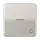 JUNG CD 590 KO5K PT schakelwip met belsymbool en controlevenster CD500 platina