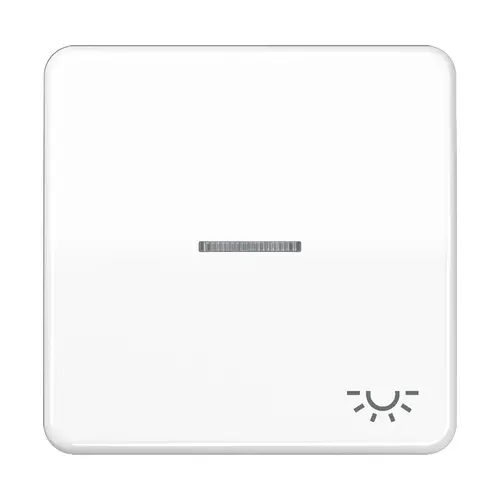 JUNG CD 590 KO5L WW schakelwip met controlevenster met lichtsymbool CD500 alpine wit
