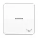 JUNG CD 590 KO5L WW schakelwip met controlevenster met lichtsymbool CD500 alpine wit