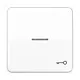JUNG CD 590 KO5T WW schakelwip met sleutelsymbool en controlevenster CD500 alpine wit