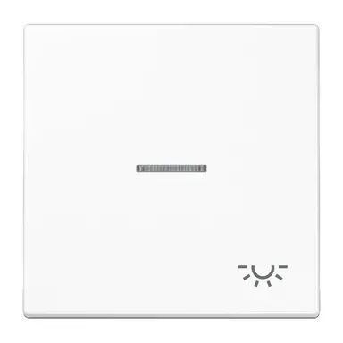 JUNG LS 990 KO5 L WW schakelwip met lichtsymbool en controlevenster LS990 alpine wit