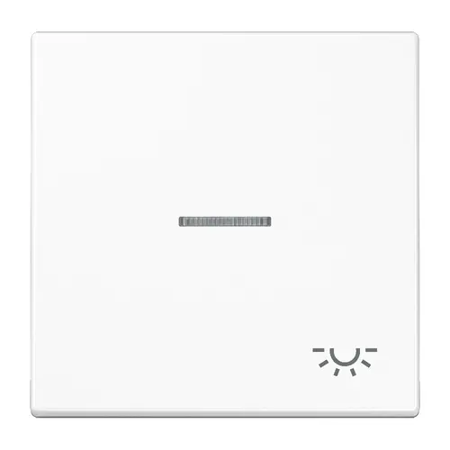 JUNG LS 990 KO5 L WW schakelwip met lichtsymbool en controlevenster LS990 alpine wit