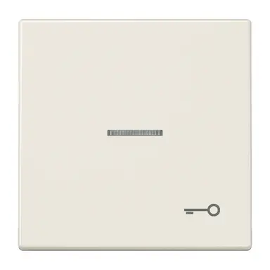 JUNG LS 990 KO5 T schakelwip met sleutelsymbool en controlevenster LS990 creme
