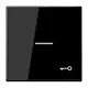 JUNG LS 990 KO5 T SW schakelwip met sleutelsymbool en controlevenster LS990 zwart glans