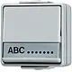 JUNG 606 NAW wisselschakelaar 10A met onderbak en tekstvenster IP44 WG600