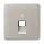 JUNG CD 569-1 UA PT centraalplaat 1-voudig tbv RJ45 wandcontactdoos CD500 platina