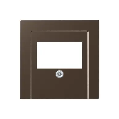 JUNG A 569 PLT MO centraalplaat multimedia A-range mokka