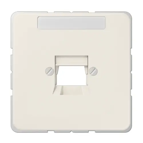 JUNG 569-1 NWE afdekking 1-voudig modulair jack + draagring CD500 creme