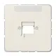 JUNG 569-1 NWE afdekking 1-voudig modulair jack + draagring CD500 creme