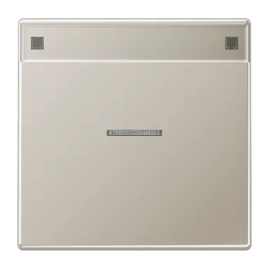 JUNG ES 2990 NAKO5 schakelwip met controlevenster en tekstvenster LS990 edelstaal