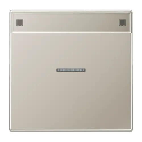 JUNG ES 2990 NAKO5 schakelwip met controlevenster en tekstvenster LS990 edelstaal
