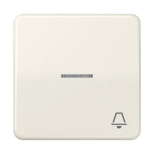 JUNG CD 590 KO5K schakelwip met belsymbool en controlevenster CD500 creme