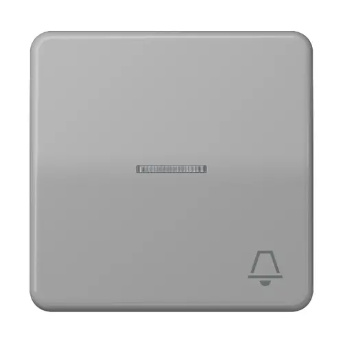 JUNG CD 590 KO5K GR schakelwip met belsymbool en controlevenster CD500 grijs