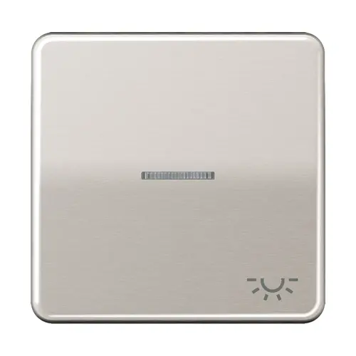 JUNG CD 590 KO5L PT schakelwip met lichtsymbool en controlevenster CD500 platina