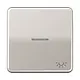 JUNG CD 590 KO5L PT schakelwip met lichtsymbool en controlevenster CD500 platina