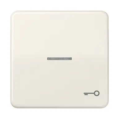JUNG CD 590 KO5T schakelwip met sleutelsymbool en controlevenster CD500 creme