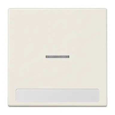 JUNG LS 990 NAKO5 schakelwip met controlevenster en tekstvenster LS990 creme