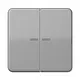 JUNG CD 595 KO5 GR schakelwip 2-voudig met controlevenster CD500 grijs