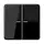 JUNG CD 595 KO5 SW schakelwip 2-voudig met controlevenster CD500 zwart