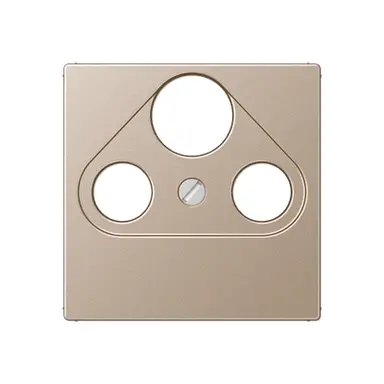 JUNG A 561 PLSAT CH centraalplaat coax/sat A-range champagne