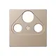 JUNG A 561 PLSAT CH centraalplaat coax/sat A-range champagne