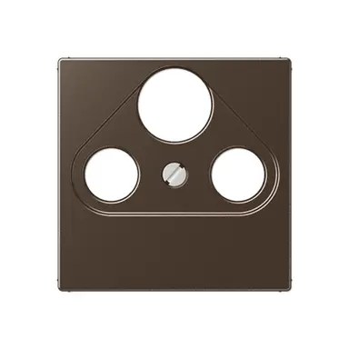 JUNG A 561 PLSAT MO centraalplaat coax/sat A-range mokka