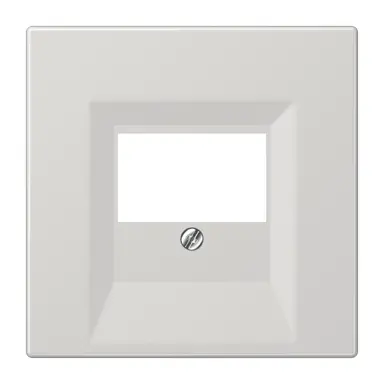 JUNG LS 969 T LG centraalplaat multimedia LS990 lichtgrijs