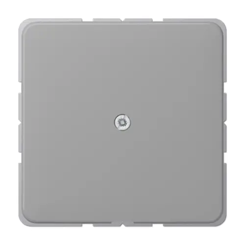 JUNG CD 590 A GR centraalplaat met snoerinvoer en draagring CD500 grijs