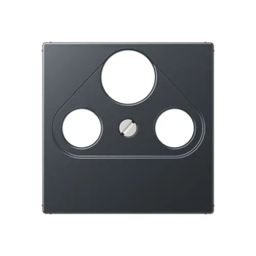 JUNG A 561 BFPLSAT ANM centraalplaat coax/sat A-range antraciet mat