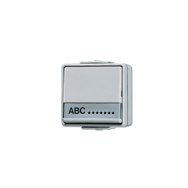 JUNG 631 NAW 1 polig drukcontact maakcontact opbouw IP44 WG600