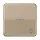 JUNG CD 590 KO5K GB schakelwip met belsymbool en controlevenster CD500 goud brons