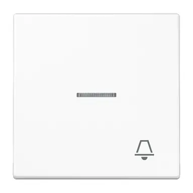 JUNG LS 990 KO5 K WW schakelwip met belsymbool en controlevenster LS990 alpine wit