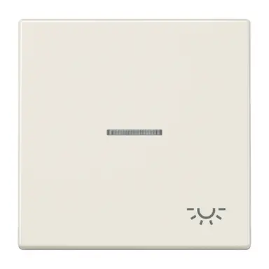 JUNG LS 990 KO5 L schakelwip met lichtsymbool en controlevenster LS990 creme