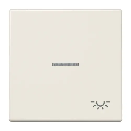 JUNG LS 990 KO5 L schakelwip met lichtsymbool en controlevenster LS990 creme