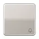 JUNG CD 590 K PT schakelwip met belsymbool CD500 platina