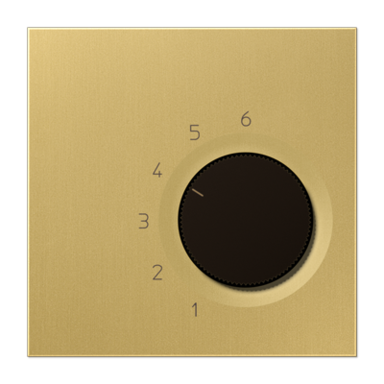 JUNG TR ME 246 C kamerthermostaat wissel 24V LS990 messing klassiek