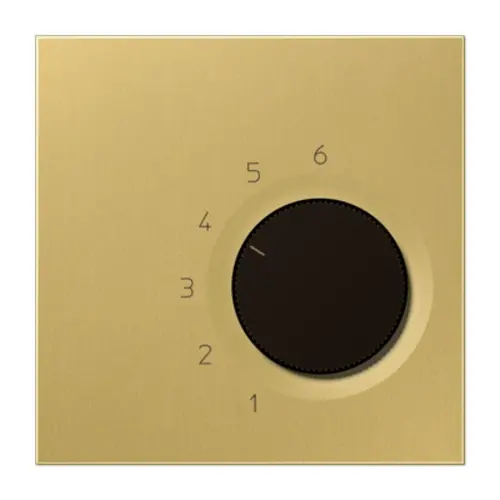 JUNG TR ME 246 C kamerthermostaat wissel 24V LS990 messing klassiek