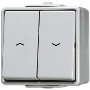 JUNG 609 VW jaloezieschakelaar 1-polig opbouw IP44 WG600