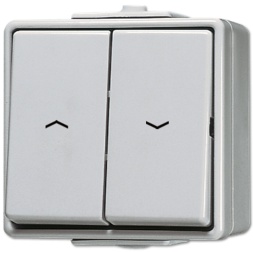 JUNG 609 VW jaloezieschakelaar 1-polig opbouw IP44 WG600