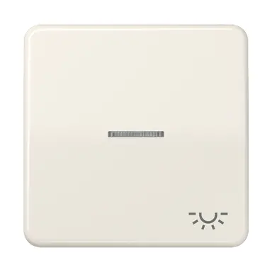 JUNG CD 590 KO5L schakelwip met lichtsymbool en controlevenster CD500 creme
