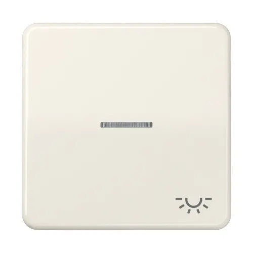 JUNG CD 590 KO5L schakelwip met lichtsymbool en controlevenster CD500 creme